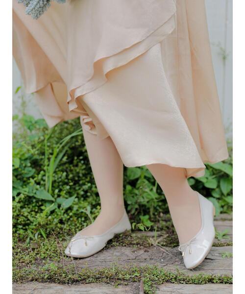 Areeam（アリーム）の「Areeamバレエシューズ（パンプス・レディース・ブラック/ボルドー/アイボリー/ダークベージュ/ダークブラウン・M/S/L）」の22枚目の写真