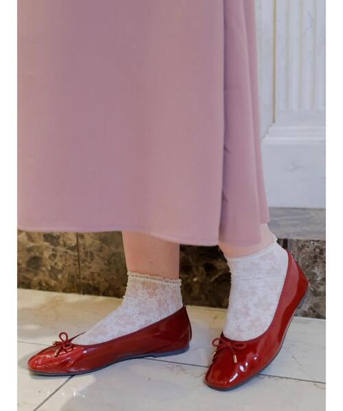 Areeam（アリーム）の「Areeamバレエシューズ（パンプス・レディース・ブラック/ボルドー/アイボリー/ダークベージュ/ダークブラウン・M/S/L）」の11枚目の写真