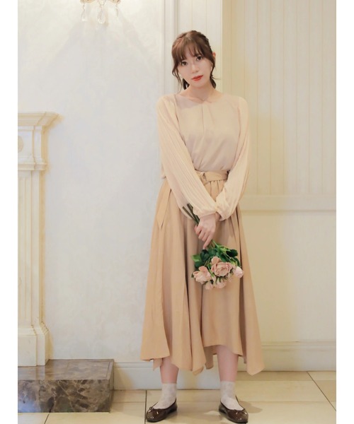 Areeam（アリーム）の「Areeamバレエシューズ（パンプス・レディース・ブラック/ボルドー/アイボリー/ダークベージュ/ダークブラウン・M/S/L）」の6枚目の写真