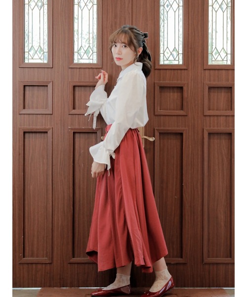 Areeam（アリーム）の「Areeamバレエシューズ（パンプス・レディース・ブラック/ボルドー/アイボリー/ダークベージュ/ダークブラウン・M/S/L）」の9枚目の写真