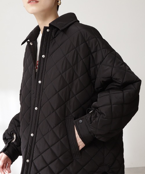 N.（N. Natural Beauty Basic）（エヌエヌナチュラルビューティーベーシック）の「◆キルティングＣＰＯジャケット（その他アウター・レディース・ブラック/クリーム/カーキ・MEDIUM）」の5枚目の写真