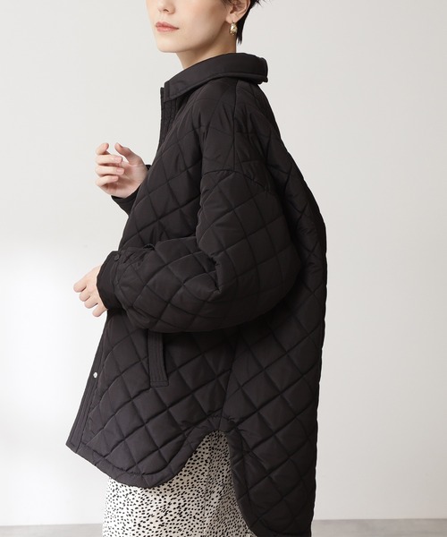 N.（N. Natural Beauty Basic）（エヌエヌナチュラルビューティーベーシック）の「◆キルティングＣＰＯジャケット（その他アウター・レディース・ブラック/クリーム/カーキ・MEDIUM）」の10枚目の写真