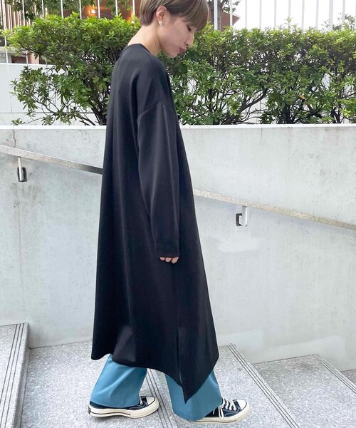 THE SHOP TK (ザ ショップ ティーケー )の「◆【近藤千尋さん着用】bouo ダンボール素材ワンピース(ワンピース・レディース・ブラック/ライトベージュ・11/12/13/14)」の16枚目の写真