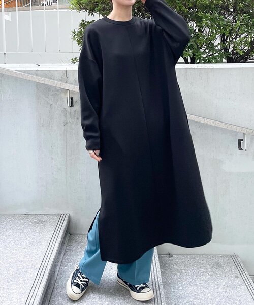 THE SHOP TK (ザ ショップ ティーケー )の「◆【近藤千尋さん着用】bouo ダンボール素材ワンピース(ワンピース・レディース・ブラック/ライトベージュ・11/12/13/14)」の6枚目の写真