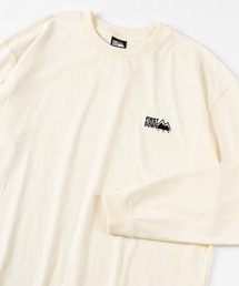 FIRST DOWN（ファーストダウン）の「【FIRST DOWN/ファーストダウン】ワンポイントロゴ刺繍 長袖Tシャツ/ONE POINT L/S TEE（Tシャツ/カットソー）」
