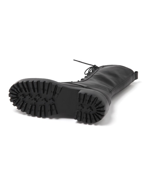 ALAND（エーランド）の「SUPPUN／レースアップミドルブーツ　2257844（ブーツ・レディース・ブラック・SMALL/MEDIUM）」の2枚目の写真