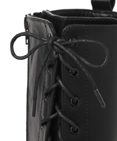 ALAND（エーランド）の「SUPPUN／レースアップミドルブーツ　2257844（ブーツ・レディース・ブラック・SMALL/MEDIUM）」の4枚目の写真