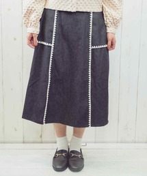 Hamble by Par Avion | ステッチスカート(スカート)