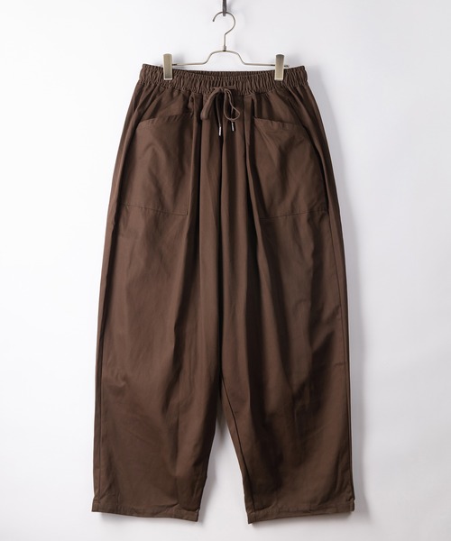 SlashDate(スラッシュデイト)の「タックワイドバルーンパンツ/スケーターパンツ/シェフパンツ/ベイカーパンツ(その他パンツ・メンズ・ホワイト系その他/ブラック系その他/ブラウン系その他/ベージュ系その他/ベージュ/ネイビー/ブラウン/グレー/カーキ/ブルー/アイボリー/ダークインディゴブルー/ブラック/ワンウォッシュ/ブラック系その他2・L/M)」の7枚目の写真