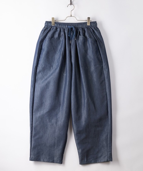 SlashDate(スラッシュデイト)の「タックワイドバルーンパンツ/スケーターパンツ/シェフパンツ/ベイカーパンツ(その他パンツ・メンズ・ホワイト系その他/ブラック系その他/ブラウン系その他/ベージュ系その他/ベージュ/ネイビー/ブラウン/グレー/カーキ/ブルー/アイボリー/ダークインディゴブルー/ブラック/ワンウォッシュ/ブラック系その他2・L/M)」の15枚目の写真