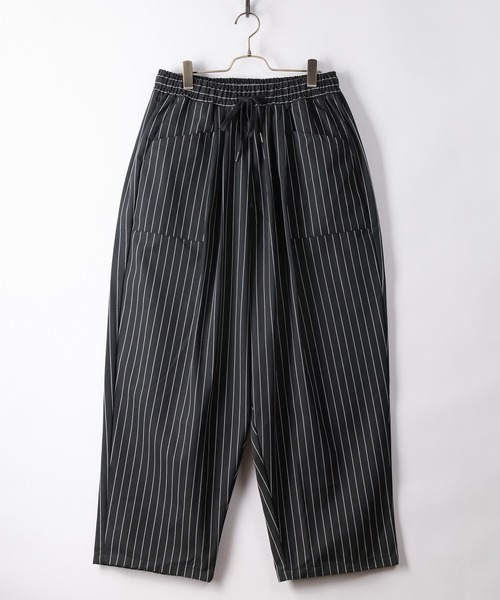 SlashDate(スラッシュデイト)の「タックワイドバルーンパンツ/スケーターパンツ/シェフパンツ/ベイカーパンツ(その他パンツ・メンズ・ホワイト系その他/ブラック系その他/ブラウン系その他/ベージュ系その他/ベージュ/ネイビー/ブラウン/グレー/カーキ/ブルー/アイボリー/ダークインディゴブルー/ブラック/ワンウォッシュ/ブラック系その他2・L/M)」の6枚目の写真