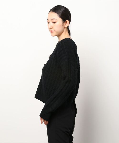 ALLSAINTS（オールセインツ）の「FRANZE JUMPER | FRANZE ニット・セーター（ニット/セーター・レディース・ブラック/ホワイト系・XS/L/S/M）」の11枚目の写真