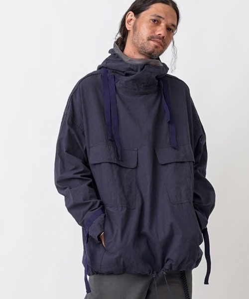 EGO TRIPPING(エゴトリッピング)の「mj8313- SALVAGE HOODIE JACKET ジャケット(その他アウター・メンズ・ネイビー/レンガ/チャコール・46/48)」の3枚目の写真