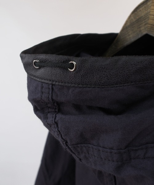 EGO TRIPPING(エゴトリッピング)の「mj8313- SALVAGE HOODIE JACKET ジャケット(その他アウター・メンズ・ネイビー/レンガ/チャコール・46/48)」の10枚目の写真