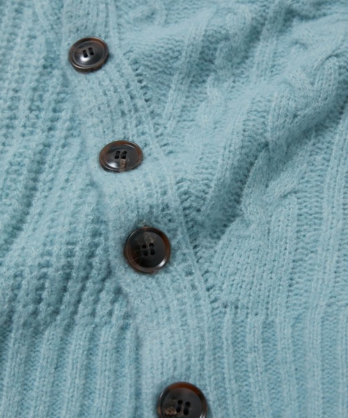 vis-`a-vis（ビサビ）の「【WEB限定】パッチワークケーブルニットプルオーバー（ニット/セーター・レディース・ブラック/ブルー系その他6/レッド/ラベンダー・FREE）」の12枚目の写真