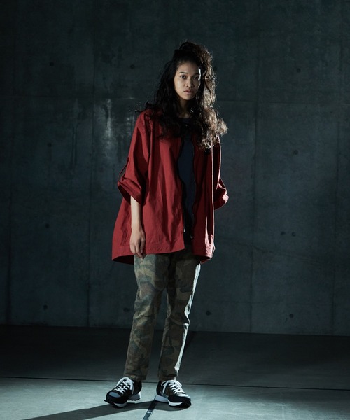 VIRGOwearworks(ヴァルゴウェアワークス)の「NO COLLAR CANNON SHELL(ノーカラージャケット・メンズ・ブラック/ブルー/バーガンディー・2/3/4)」の20枚目の写真