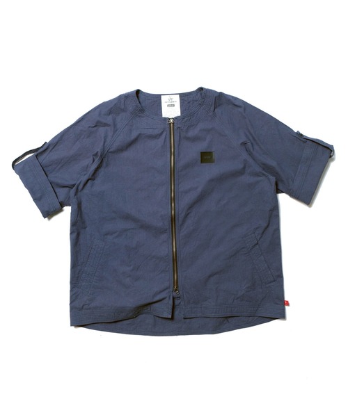 VIRGOwearworks(ヴァルゴウェアワークス)の「NO COLLAR CANNON SHELL(ノーカラージャケット・メンズ・ブラック/ブルー/バーガンディー・2/3/4)」の11枚目の写真