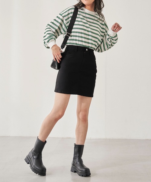 WEGO（ウィゴー）の「WEGO/タイトミニスカート（スカート・レディース・ブラック/ホワイト/インディゴブルー・SMALL/MEDIUM/LARGE/X-SMALL）」の22枚目の写真