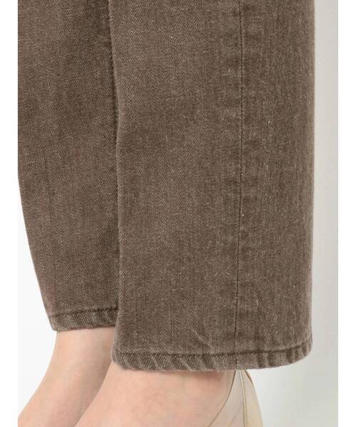 LAGUNAMOON（ラグナムーン）の「ハイウエストデザインデニムパンツ（デニムパンツ・レディース・インディゴブルー/ブラウン・SMALL/MEDIUM）」の13枚目の写真