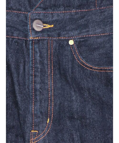 LAGUNAMOON（ラグナムーン）の「ハイウエストデザインデニムパンツ（デニムパンツ・レディース・インディゴブルー/ブラウン・SMALL/MEDIUM）」の15枚目の写真