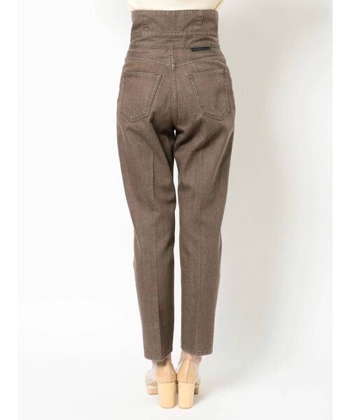 LAGUNAMOON（ラグナムーン）の「ハイウエストデザインデニムパンツ（デニムパンツ・レディース・インディゴブルー/ブラウン・SMALL/MEDIUM）」の19枚目の写真