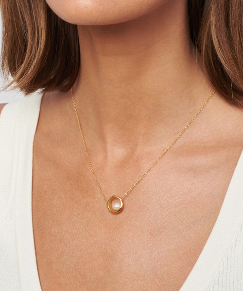 CHAN LUU(チャンルー)の「パール アーク ネックレス NG-14462(ネックレス・レディース・ホワイト・フリー)」の3枚目の写真