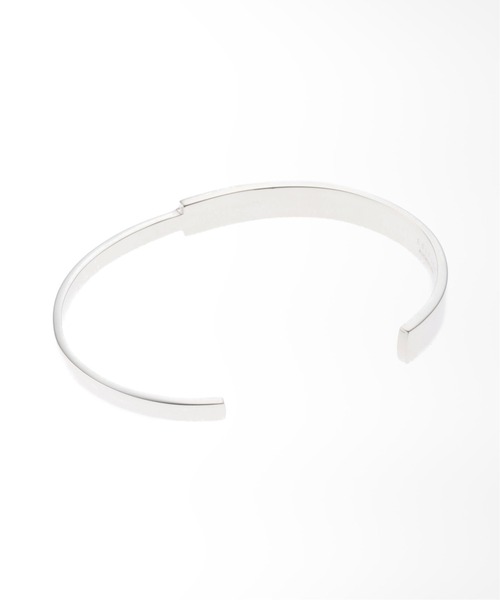 EDIFICE（エディフィス）の「【edifice accent / エディフィス アクサン】フリーサイズ バングル（バングル/リストバンド・メンズ・シルバー・FREE）」の3枚目の写真