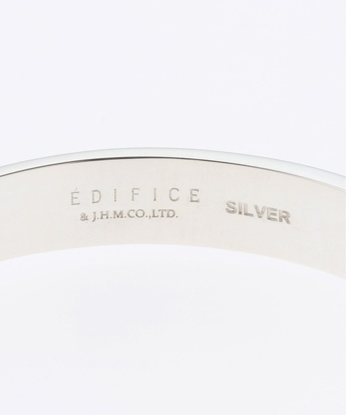 EDIFICE（エディフィス）の「【edifice accent / エディフィス アクサン】フリーサイズ バングル（バングル/リストバンド・メンズ・シルバー・FREE）」の4枚目の写真