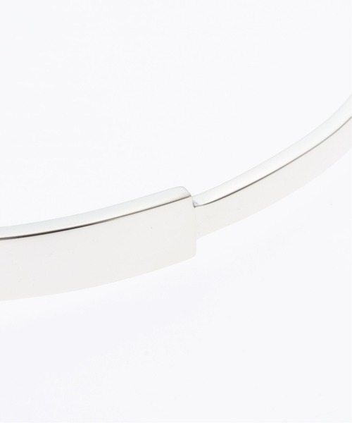 EDIFICE（エディフィス）の「【edifice accent / エディフィス アクサン】フリーサイズ バングル（バングル/リストバンド・メンズ・シルバー・FREE）」の5枚目の写真