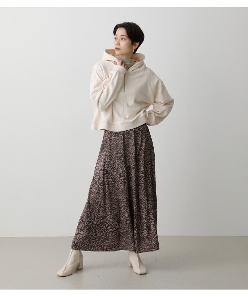 AZUL by moussy（アズールバイマウジー）の「HALF ZIP HOODIE/ハーフジップフーディ（パーカー・レディース・ブラック/ブルー/アイボリー・SMALL/MEDIUM）」の8枚目の写真