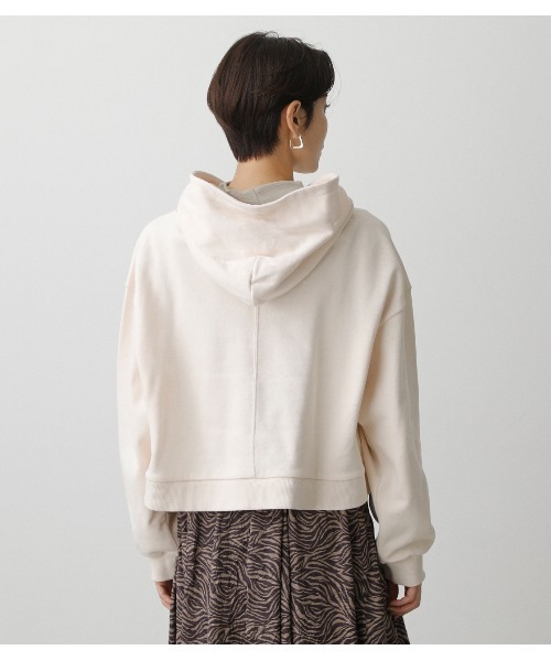 AZUL by moussy（アズールバイマウジー）の「HALF ZIP HOODIE/ハーフジップフーディ（パーカー・レディース・ブラック/ブルー/アイボリー・SMALL/MEDIUM）」の11枚目の写真