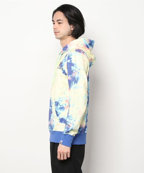 A BATHING APE（アベイシングエイプ）の「TIE DYE PULLOVER HOODIE M