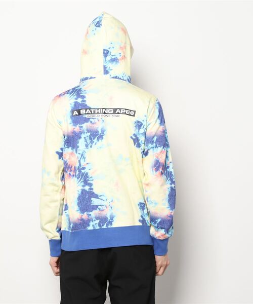 A BATHING APE（アベイシングエイプ）の「TIE DYE PULLOVER HOODIE M