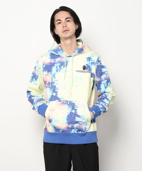 A BATHING APE（アベイシングエイプ）の「TIE DYE PULLOVER HOODIE M
