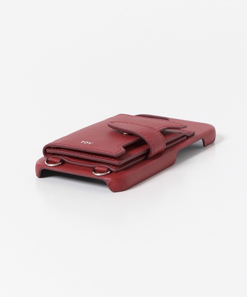 tov（トーヴ）の「『別注』tov　iphonecase 13（スマホケース/カバー・レディース・レッド/アイボリー/モカ・-）」の8枚目の写真