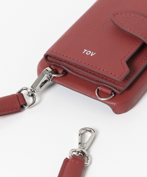 tov（トーヴ）の「『別注』tov　iphonecase 13（スマホケース/カバー・レディース・レッド/アイボリー/モカ・-）」の11枚目の写真