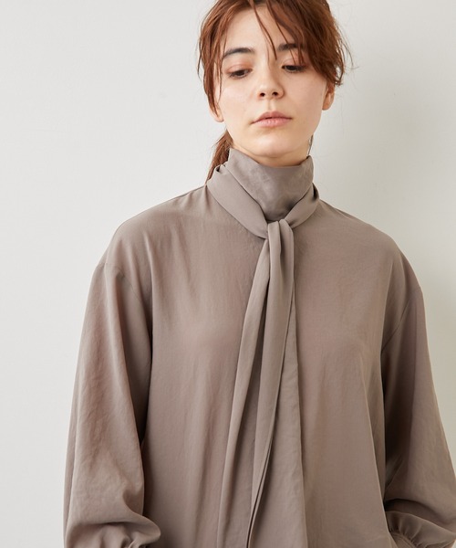 Whim Gazette_シフォンボウブラウス Whim Gazette_シフォンボウブラウス