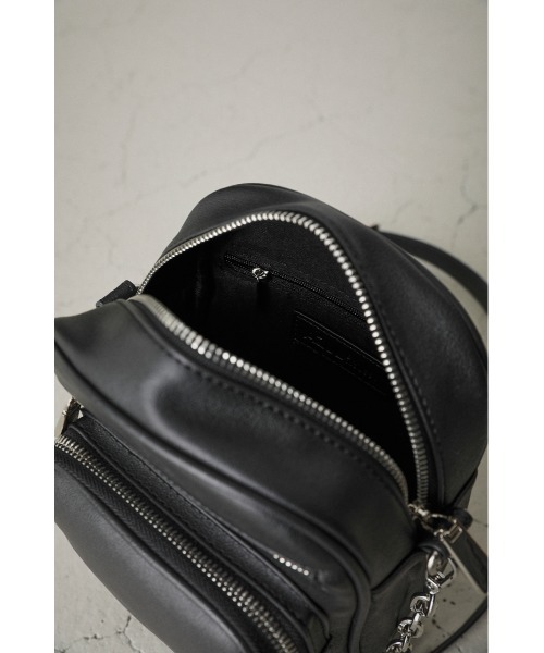 AZUL by moussy（アズールバイマウジー）の「3D POCKET SQUARE SHOULDER BAG/3Dポケットスクエアショルダーバッグ（ショルダーバッグ・レディース・ブラック/アイボリー/グレー系その他/ライトベージュ・FREE）」の19枚目の写真