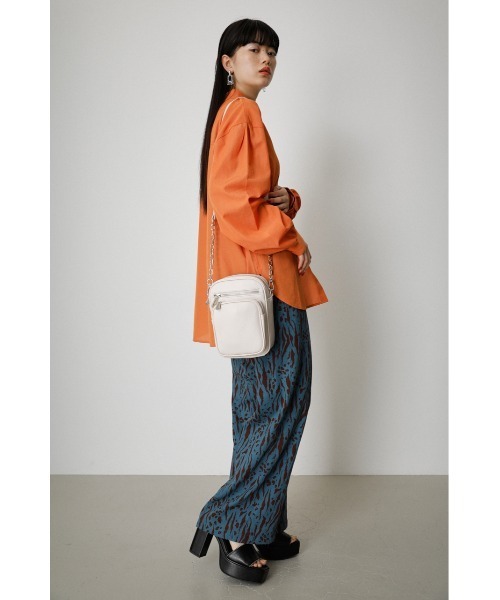 AZUL by moussy（アズールバイマウジー）の「3D POCKET SQUARE SHOULDER BAG/3Dポケットスクエアショルダーバッグ（ショルダーバッグ・レディース・ブラック/アイボリー/グレー系その他/ライトベージュ・FREE）」の13枚目の写真