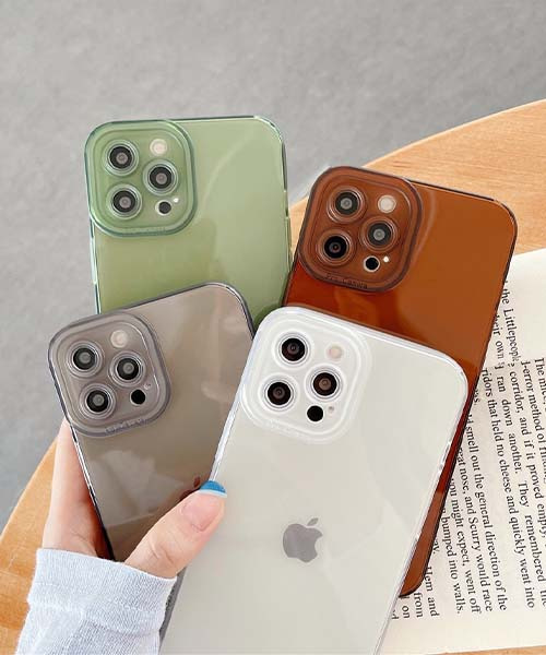 c.u.l（シーユーエル）の「艶カラー クリア iPhoneカバー アイフォンケース ipc613（スマホケース/カバー・レディース・グレー/クリア/ブラウン/グリーン・iPhone 11 Pro Max/iPhone 12 mini/iPhone 13/iPhone 13 Pro Max/iPhone XS/X/iPhone 13 Pro/iPhone 11 Pro/iPhone 11/iPhone 12 Pro/iPhone 12/iPhone 12 Pro Max/iPhone 14 Pro Max/iPhone 14 Plus/iPhone 14/iPhone 14 Pro）」の6枚目の写真