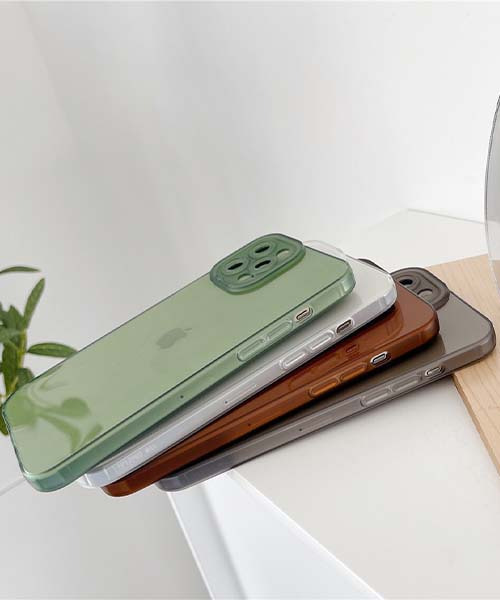 c.u.l（シーユーエル）の「艶カラー クリア iPhoneカバー アイフォンケース ipc613（スマホケース/カバー・レディース・グレー/クリア/ブラウン/グリーン・iPhone 11 Pro Max/iPhone 12 mini/iPhone 13/iPhone 13 Pro Max/iPhone XS/X/iPhone 13 Pro/iPhone 11 Pro/iPhone 11/iPhone 12 Pro/iPhone 12/iPhone 12 Pro Max/iPhone 14 Pro Max/iPhone 14 Plus/iPhone 14/iPhone 14 Pro）」の15枚目の写真