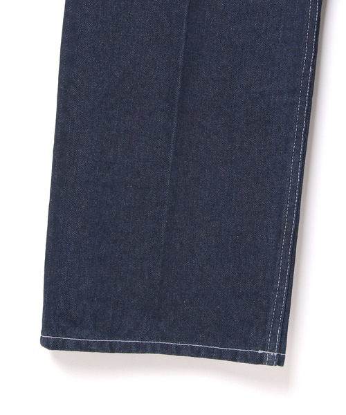 ADAM ET ROPE'（アダムエロペ）の「【サステナブル】デニムスラックス（デニムパンツ・レディース・ネイビー/サックスブルー・38/36/34）」の5枚目の写真