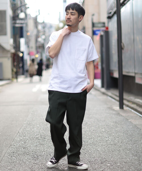 BEAMS（ビームス）の「BEAMS / ヘビーウェイト ポケット ティーシャツ（Tシャツ/カットソー・メンズ・ホワイト/ブラック/ネイビー/オリーブ・SMALL/MEDIUM/LARGE/X-LARGE）」の17枚目の写真