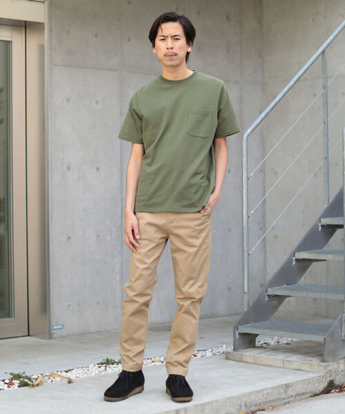 BEAMS（ビームス）の「BEAMS / ヘビーウェイト ポケット ティーシャツ（Tシャツ/カットソー・メンズ・ホワイト/ブラック/ネイビー/オリーブ・SMALL/MEDIUM/LARGE/X-LARGE）」の12枚目の写真