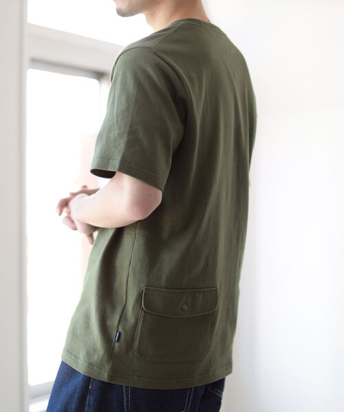 BEAMS（ビームス）の「BEAMS / ヘビーウェイト ポケット ティーシャツ（Tシャツ/カットソー・メンズ・ホワイト/ブラック/ネイビー/オリーブ・SMALL/MEDIUM/LARGE/X-LARGE）」の19枚目の写真
