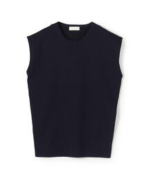 TOMORROWLAND  | ハイゲージコットン ノースリーブプルオーバー(ニット/セーター)