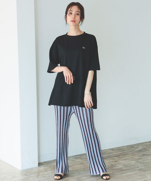 B:MING by BEAMS（ビーミングバイビームス）の「B:MING by BEAMS / ジャカード ニット パンツ 22SS（その他パンツ・レディース・オリーブ系/サックスブルー系・ONE SIZE）」の11枚目の写真