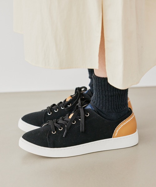 russet（ラシット）の「スニーカー(FP-015)（スニーカー・レディース・ブラック/キナリ/カーキ・22.5cm/23.5cm/24.5cm）」の4枚目の写真