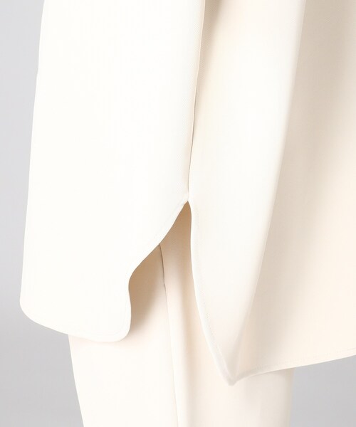 tk.TAKEO KIKUCHI（ティーケータケオキクチ）の「◆ダブルポケット5分袖ロングシャツ（ユニセックスアイテム）（シャツ/ブラウス・メンズ・アイボリー/ブラック・01/02/03）」の13枚目の写真