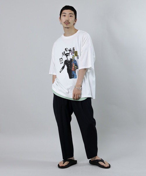 Iroquois（イロコイ）の「RUDE BOY BIG T（Tシャツ/カットソー・メンズ・ホワイト・1/2/3）」の3枚目の写真